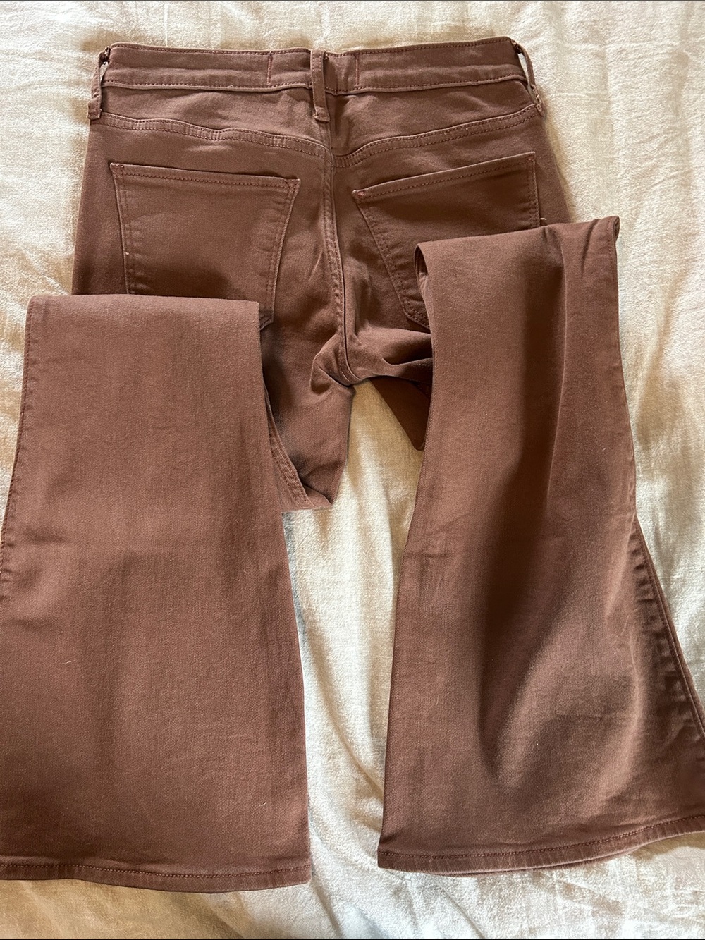 Hollister Brown Bootcut Flared Jeans - Picture 6 of 6
